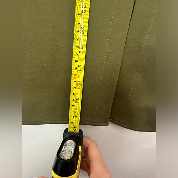 MISSGUIDED green skirt with metal hardware - Picture 7 of 13